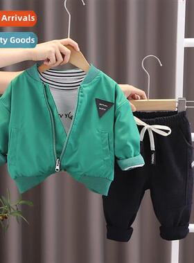Childrens clothing boys fall su 2023 jacket female baby clos