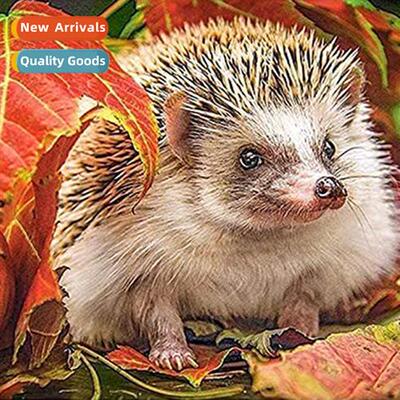 Cross Stch New DIY Hedgehog Full Stch Simple Hmade Thread Cr