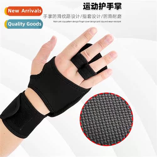 Fness sports n-slip half-finger gloves weightlifting bar tra