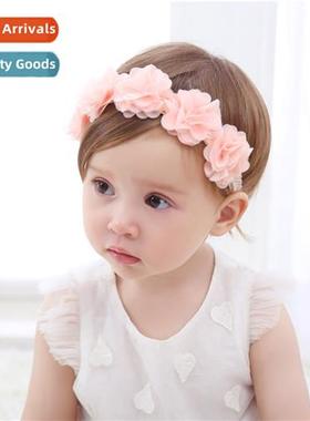 New Korean versi   children chiff flower  band infant lace l