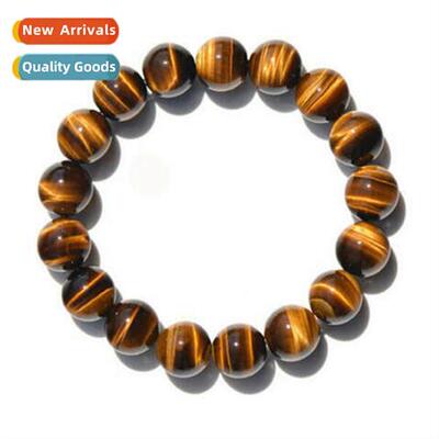Tigers Eye Bracelet Yellow Tigers Eye Single Loop Bracelet T
