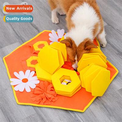 Pet Bee Sniffing Pad Dog Hiding Food Training Supplies Exhau