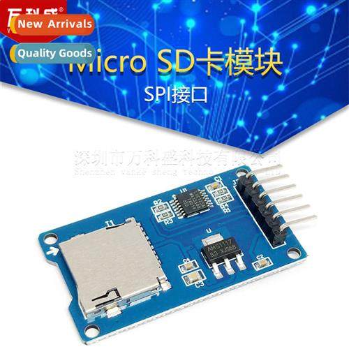 Micro SD card module SPI interface TF card reader  wrer wh l