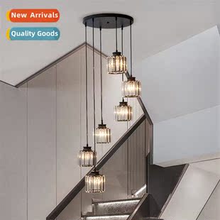 building Compound simple modern livi Staircase villa chelier