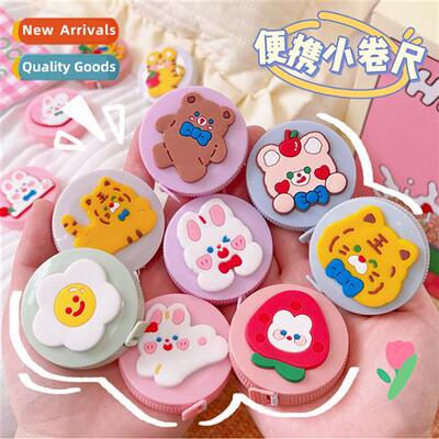 Cute carto tape measure keychain mini measuring tape measure
