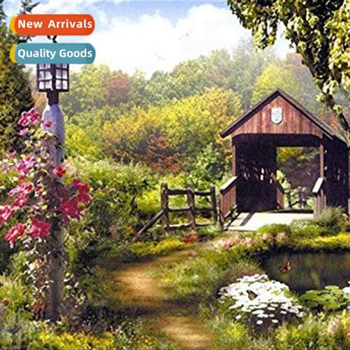 Cross Stch New DIY Rustic Cottage Full Stch Simple Hmade Thr