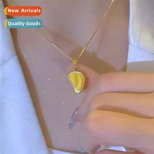 pendant necklace class flesh high durian fashi Fru female