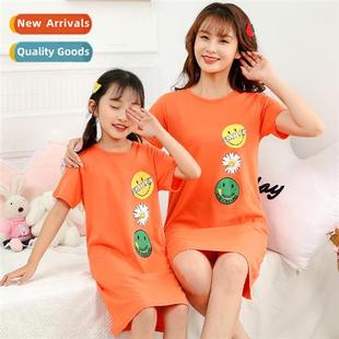 2021 spring and summer new girls cott pajamas girls thin sec