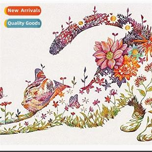 DIY Flower Hmade Stch Thread Simple New Full Cross Cat