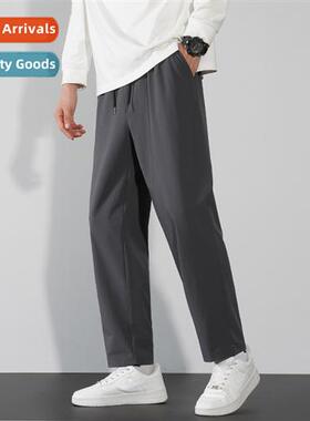 Casual pants mens spring 2023 new Hg Kg style wh loose draws