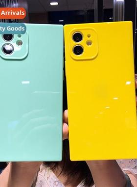 适用iPhone15promax square varnish apple 13pro fallproof 12 c