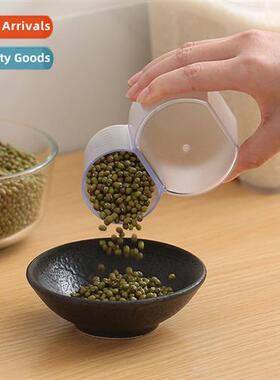 Kchen wh scale transparent quantative scooping rice cup hous