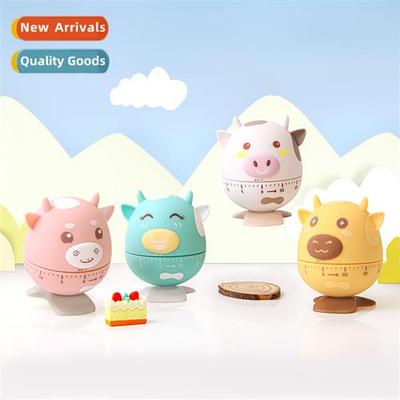 New Cute Cheerful Cow Time Manager Kchen Timer Creative Coun