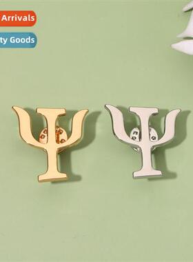 New minimalist style European and American alloy brooch simp