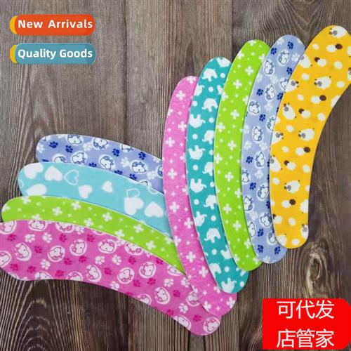 Printed carto cut  paste static toilet stickers washable bat