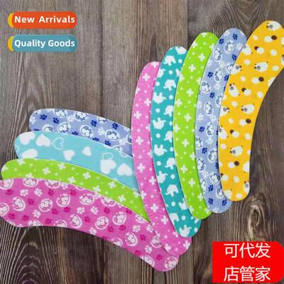 Printed carto cut  paste static toilet stickers washable bat