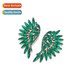 diamd colored wing earrings senior persaly fashi temperament