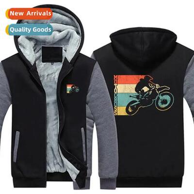 MX Motocross Motorcycle Enduro Motorcycle Hoodie Jacket Mens