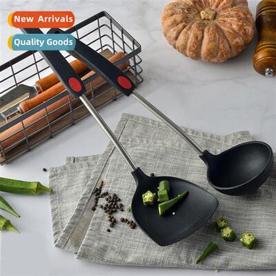 304 stainless steel food-grade silice spatula soup ladle fry