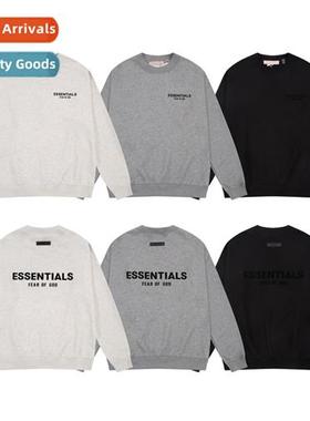 Tide FOG Essentials frt  back flocked logo round neck terry