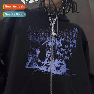 new zipper loose fall couple winter thickened 2022 padded