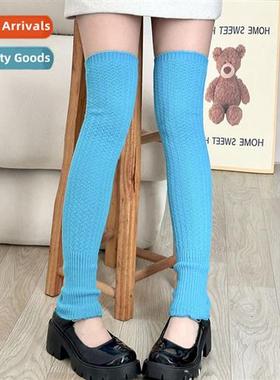 Autumn and winter wool warm socks sets lg dots Korean solid