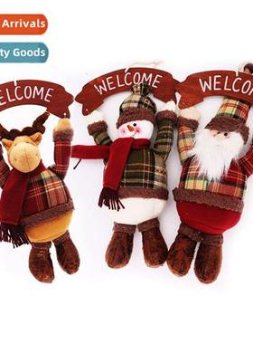 New Christmas ceiling window decorati 37cm Santa Claus snowm