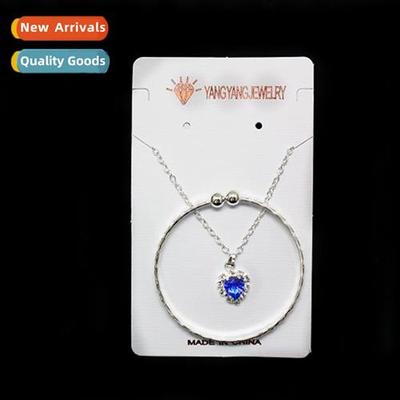 New bracelet necklace chain + diamd necklace set student jew