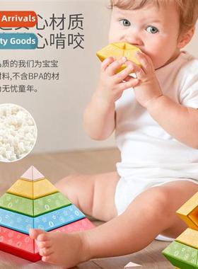 Wisdom hundred change pyramid blocks childrens toys puzzle m