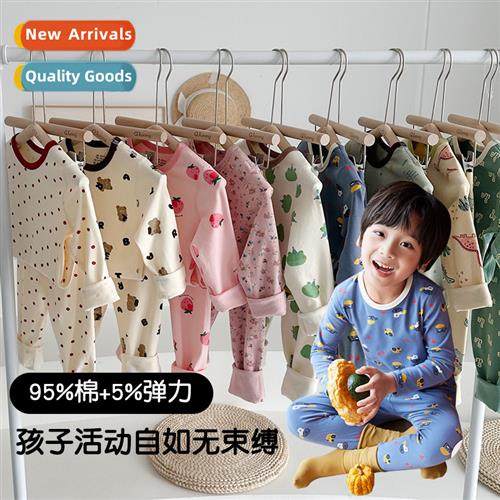 Autumn and winter new childrens wool pull frame fall clothin