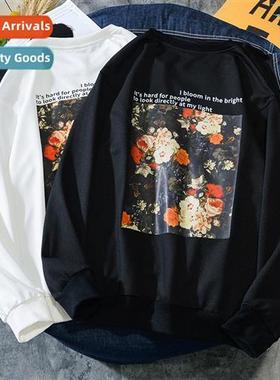 Natial tide hip-hop set  retro photography flower pattern pr