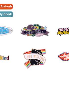 Ins carto anime brooch Dunges and Drags octopus alloy badge