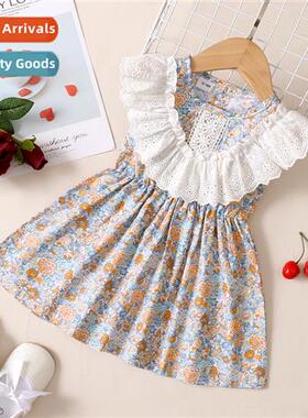 Girls Spring  Autumn 2022 new n sleeveless middle  small chi