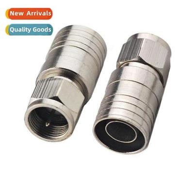 RF coaxial cnector RG11 cold pressed inch F header male 75-7