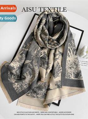 Scarf female winter faux cashmere scarf high-level   e hundr