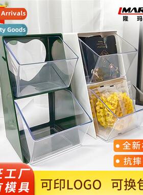 Storage Box Double Desktop Organizer Sundries Large Capacy D