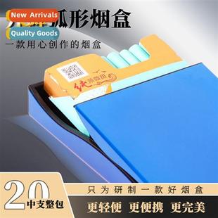 Metal 20pcs Case Ultra Simple Cigarette thin Slide New Lift