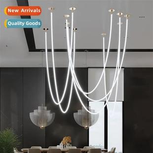 silice strip light Modern room chelier living restaurant LED