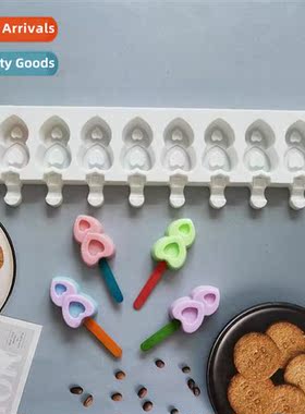 8-Pair Love 494 Chocolate Biscu Cake Mold Ice Cream Candy Si