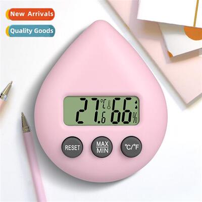 New water drop electric temperature  humidy meter home fice