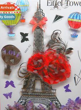 Pagoda three-dimensial wall stickers home furnishings FU-330