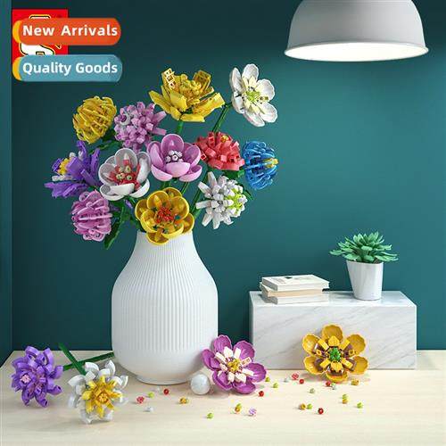 Block bouquet flowers bsai decorative insert dried flowers b