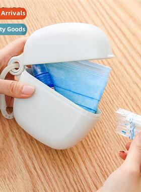 mask organizer temporary storage mask portable compact porta