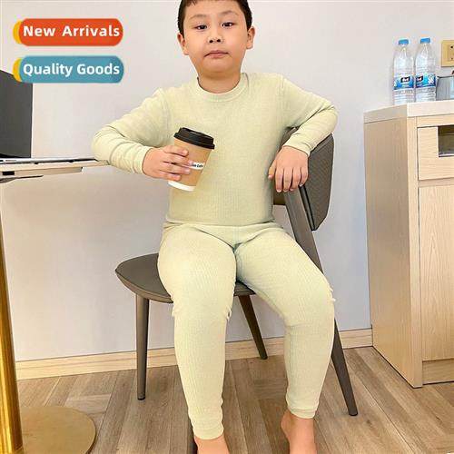 Autumn new fat children human pattern de warm fleece plus fa