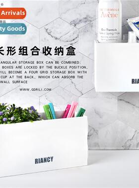 Bathroom shelf multilayer plastic multifunctial organizer li