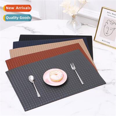 Creative weaving lear placemats double-sided waterpro  oil-p