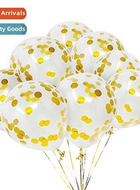 12 inches transparent gold sequin ballo holiday party sequin