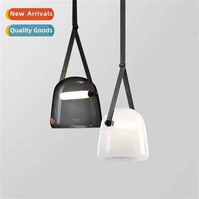 Postmodern creative glass living room lamp art lear bedside