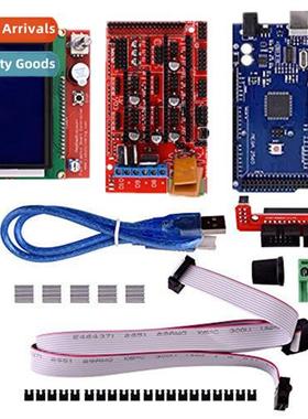 3D Printer K LCD12864+ MEGA2560 R3+ RAMPS1.4 Ctrol Board+A49