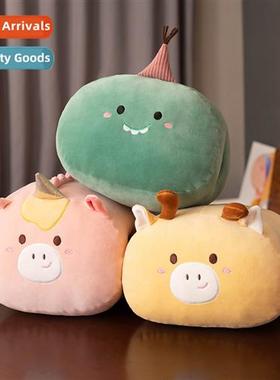 Carto winter animal h warmer pillow insertable cute plush to